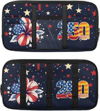 250th Anniv. Zippered Car Sun Visor Organizer - Auto Accessories Document Holder with Card Holder Auto Storage Pouch with Straps and Pockets Easy Installation Universal Fit for Most Cars Suv