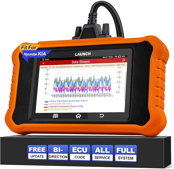2026 LAUNCH Creader Elite V2.0 fit for Kia and Hyundai Bi-Directional Scan Tool, All Reset Functions, Full System Diagnostic