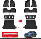 LASFIT Floor Mats & Seatback & Cargo Mats for Subaru Forester 2025-2026 (Not Fit Hybrid & 2025 Wilderness), All Weather TPE Custom Fit Floor Liners for Forester 2025-2026 Gas Backrest and Trunk Mat