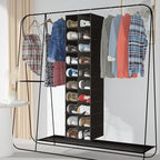 Libeder Hanging Shoe Organizer for Closet, Hanging Closet Organizers 20 Section Shoe Shelves, Space Saving Shoe Holder & Stor