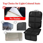 Meolsaek Car Seat Protector for Child Car Seat, Durable 600D Fabric Waterproof Car Seat Cover with Thick Pad Non-Slip Backing