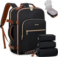 LOVEVOOK Travel Backpack for Women & Men 40L,Airline Approved Carry On Backpack Travel Essentials,TSA Carry on Luggage,Waterp