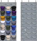 Dofilachy Hat Rack - Hat Organizer - Hat Racks for Baseball Caps, Visible Hat Holder - Baseball Rack for Wall Door with 3 Hoo