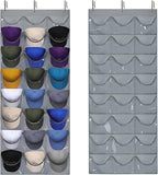 Dofilachy Hat Rack - Hat Organizer - Hat Racks for Baseball Caps, Visible Hat Holder - Baseball Rack for Wall Door with 3 Hoo