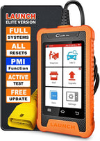 LAUNCH Creader Elite Bidirectional Tool Fit for Ford Lincoln Mercury Mazda, Full Systems All Resets OBD2 Scanner, PMI Function