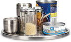RSVP International Endurance TURN-1 Turntable Lazy Susan, Stainless Steel, 10.5" | Handy in Cabinet, Refrigerator or on Count