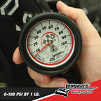 Longacre 52-52053 Tire Pressure Gauge, 2-1/2 Inch, 0-100 PSI