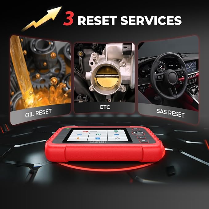 Launch OBD2 Scanner CRP123X Elite, 2026 Lifetime Update WiFi Scan Tool, Engine at SRS Airbag Scanner, 3 Resets Diagnostic