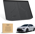 LASFIT Cargo Mat for Toyota Corolla Hatchback 2019-2026, Custom Fit All-Weather TPE Rubber Trunk Mat for Toyota Corolla Accessories, Waterproof, Easy to Clean, Black