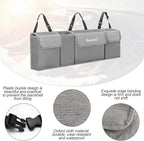 Car Trunk Organizer and Storage, Backseat Hanging Organizer for SUV, Truck, MPV, Waterproof, Collapsible Cargo Storage Bag