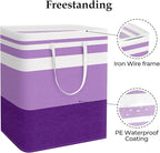 StorageRight Large Collapsible Laundry Basket Hamper with Easy Carry Handles，Freestanding Clothes Hampers for Laundry, Bedroo