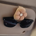 Evankin Sunglass Holder for Car Visor Sunglasses Clip Magnetic Leather Glasses Eyeglass Holder Truck Car Interior Accessories Universal Woman Man