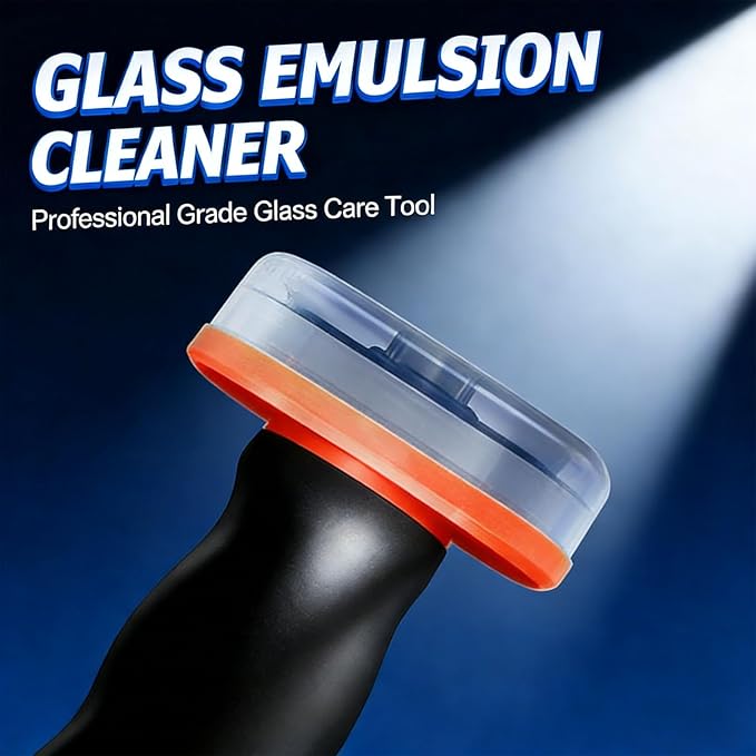 2026 New Handheld Glass Oil-Film Remover, Glass Emulsion Cleaner, Preserve Clarity, Immediately See the Effects, Perfect Visi