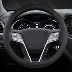 West Llama Customized Auto Car Steering Wheel Cover for Hyundai,Tucson,Sonata,Elantra,Santa Fe,Genesis,Sonata Hybrid,Azera,Ve
