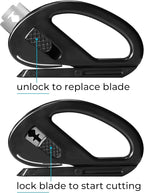 VViViD Safety Cutter, Pack of 3, for Vinyl Car Wrap, Window Film, Stationary, with 3 blades and 3 storage bags