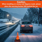 K-Musculo Snow Socks for Tires Traffic Cones, Snow Socks Snow Chain for Car SUV Pickup Easy to Use, Ultimate Grip, Washable.1