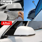 Jaronx Compatible With Tesla Model 3 Mirror Lower Cover 2017-2025,Chrome Left Drive Side Door Wing Rearview Mirror Base Bottom Cover Trim For Tesla Model 3 Accessories(Left)