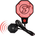 ZONETECH Garage Parking Sensor Ultrasonic Car Parking Stopper for Garage with Red/Yellow/Green LED Indicators –Adjustable Sto