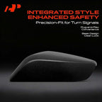 A-Premium Left Driver Side Rearview Mirror Cover Cap Compatible with Chevy Chevrolet Malibu 2016 2017 2018 2019 2020 2021 2022 2023 2024 2025 - Textured Black, Paint to Match, Replace# 84026841