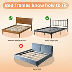 omzer Large Bed Guard Rail for Toddlers - 59inch Foldable & Adjustable Heights Baby Bed Safety Railing - Toddler Long Bed Rai