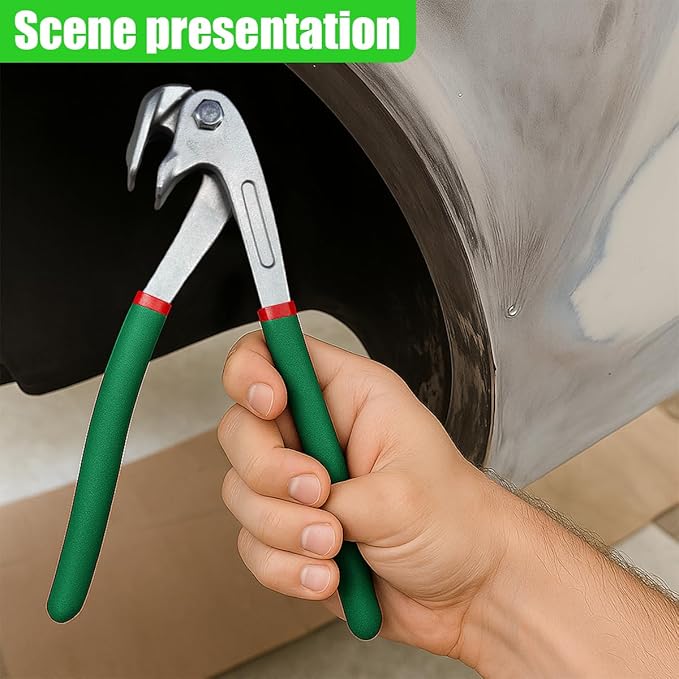 Car Paintless Dent Repair Tool, Metal Auto Crimp Dent Edge Pliers, Heavy-Duty Vehicle Body Panel Repair Vise for Doors Fender