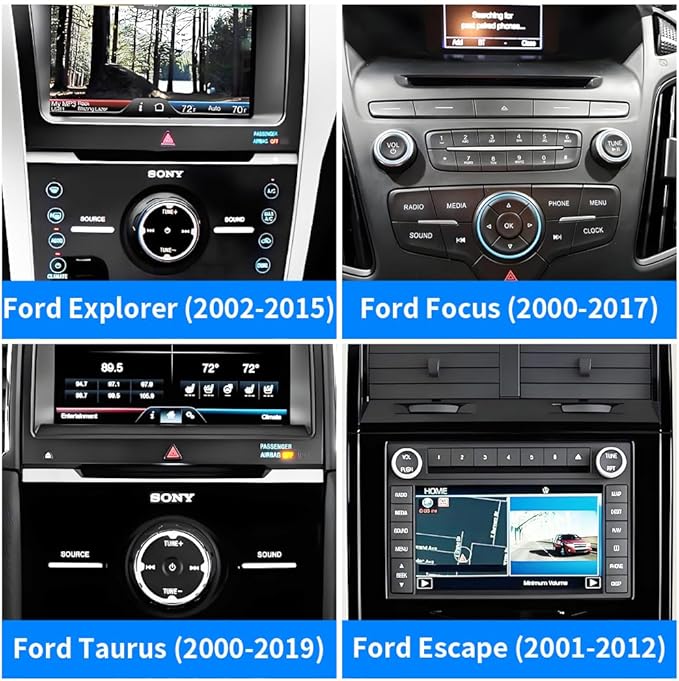 Car Phone Mount Holder For Ford Explorer 2002-2015， Focus 2000-2017，Taurus 2000-2019，Escape 2001-2012 Auto Accessories Navigation Bracket Interior CD Slot Mount Decoration dash board Mobile Cell case