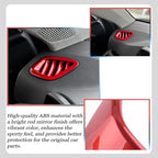 Dashboard Air Vent Cover, for kia k4 2024 2025 2026,Sport Interior Trim Accessories - Wine Red