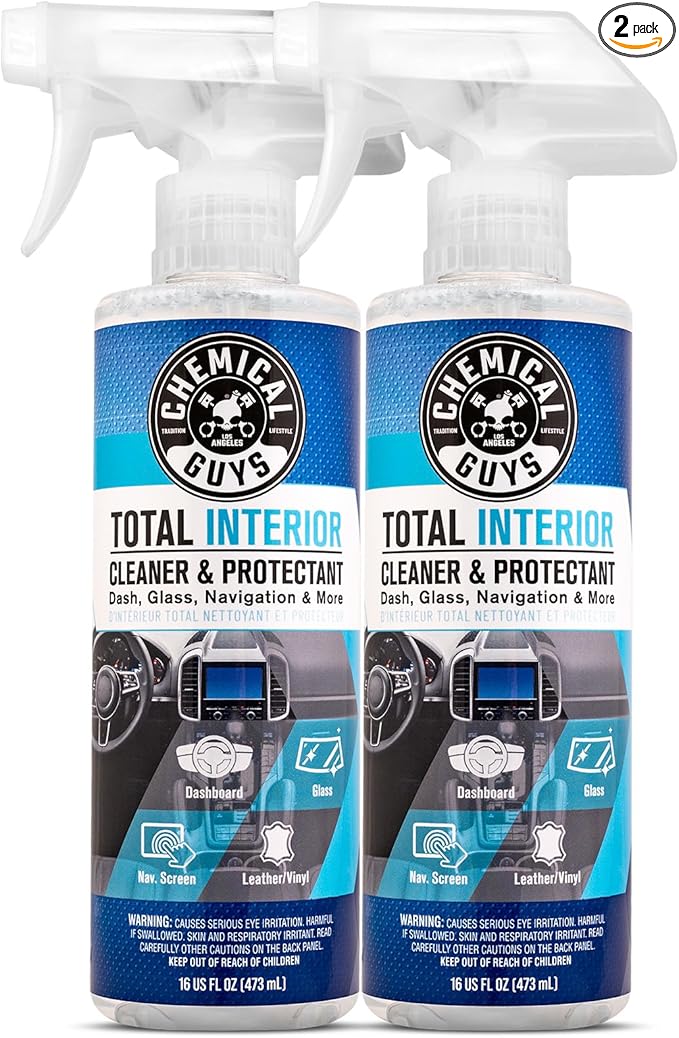 Chemical Guys Total Interior Cleaner & Protectant – Chemical Guys Interior Cleaner, Cleans & Protects Leather, Vinyl, Plastic