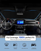 Front Windshield Sun Shade for Toyota 4Runner 2025 2024-2010,Upgraded Nano Materials Window Sunshade Sun Visor Protector for Toyota 4Runner Accessories,Blocks 99% UV Rays, Keeps Car Cool