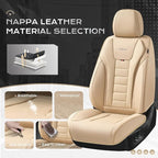 Coverado Car Seat Covers, Front Covers for Cars, Car Seat Cover Front Seats, Automotive Seat Cover, Waterproof, Leather Car S