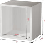 FUSUNBAO Magic DIY Cube Storage Organizer Stackable Cubes for Home Books Clothes Toy-Modular Cubby Storage System-Office Cubi