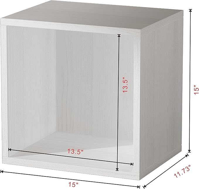 FUSUNBAO Magic DIY Cube Storage Organizer Stackable Cubes for Home Books Clothes Toy-Modular Cubby Storage System-Office Cubi
