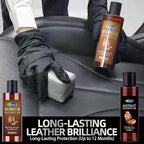 AirTighT Graphene Leather Cleaner & Conditioner Kit - Deep Clean, Restore & UV Protection for Car Seats, Furniture, Couches, 