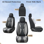 Coverado Car Seat Covers, Front Covers for Cars, Car Seat Cover Front Seats, Automotive Seat Cover, Waterproof, Leather Car S