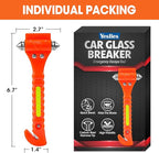 10 Pack Car Safety Hammer, Window Breaker Seatbelt Cutter 2-in-1, Auto Emergency Escape Tool Car Window Breaker Tool, Car Acc