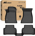 Nilight TPE Floor Mats for Audi A4 S4 2017 2018 2019 2020 2021 2022 2023 2024 2025 All Weather Custom Fit Heavy Duty Floor Liners
