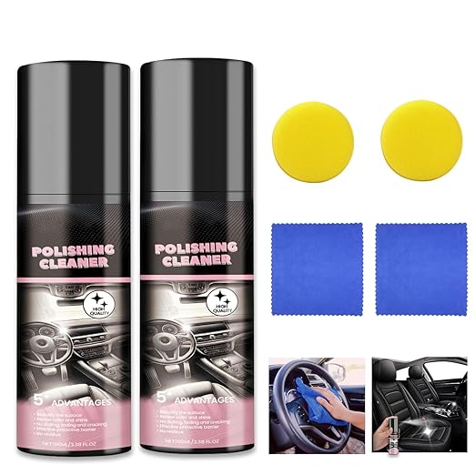 Car Interior Cleaner,Vehicle Interior Polish,Interiors Detailer Spray,Total Cars Interior Cleaner Rejuvenation,Decontaminatio
