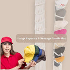 jontell Cap Holder-1 Pack Hat Organizer for Baseball Caps, Macrame Hat Rack for Wall, Cap Rack for Baseball Cap Display Boho 