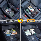PIMCAR 3-Piece Center Console Organizer Set for 2023-2025 2026 Honda CR-V & CR-V Hybrid - Custom Fit Armrest Tray, Console Tray and Hidden Storage Box, Durable ABS Car Accessories