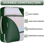 8 Set Packing Cubes for Travel, Gifts for Women Mom,Anti-Tearing Suitcase Organizer for Luggage with Shoe & Hanging Toiletry 