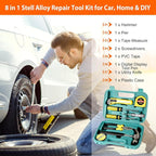 Car Emergency Kit with Air Compressor,Roadside Emergency Car Kit for Vehicles Auto Truck with Jumper Cables,Winter Car Safety