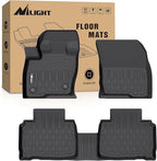 Nilight TPE Floor Mats for Ford Edge 2015 2016 2017 2018 2019 2020 2021 2022 2023 2024 2025 2026 All Weather Custom Fit Heavy Duty Floor Liners
