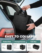 FLORICH Trunk Organizer with Breathable Shoe Storage for Suv, Waterproof Car Organizers Collapsible, Large Trunk Organizer Bac