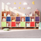 ShellKingdom Storage Bins, Foldable Fabric Storage Cubes And Cloth Storage Organizer Drawer For Closet And Toys, 8 Pack (Red+