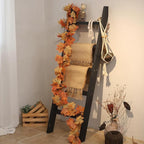 FUIN 5ft (58") Wood Blanket Ladder Living Room Decorative Wall Leaning Farmhouse Quilt Display Holder Shelf Rustic Wooden Tow