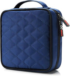 CCidea 40 Capacity CD/DVD Case Holder Portable Disc Wallet Storage Binder Nylon Cd Bag (Blue)