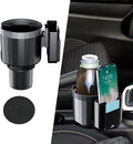 Car Cup Holder Expander, Cup Holder Insert, Cup Holder Extender Adapter for Car with Expandable Base, Interior Accessories Car Drink Holder Expander Compatible with 14-46 oz Bottles