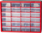 Akro-Mils 24-Drawer Plastic Drawer Storage Cabinet for Garage Organization, Bead Organizer, Building Bricks Storage, Teacher 