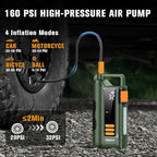 Jump Starter with Air Compressor,5000A Car Battery Jumper Starter, 16000mAh Battery Jumper Starter Portable for 10L
