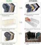 Mkono Hat Organizer for Baseball Caps, Hat Holder for 10 Baseball Caps, Tabletop Hat Rack Stand Storage Display Cap Organizer